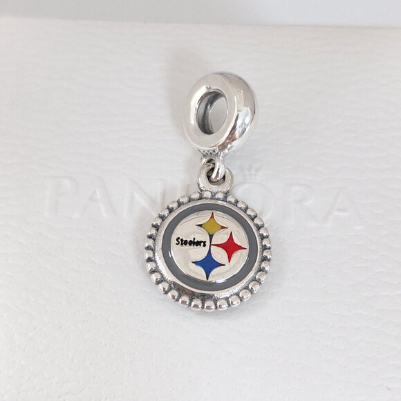 Pandora Pittsburgh Steelers National Football League Exclusive Dangle Charm S925 - Picture 4 of 7